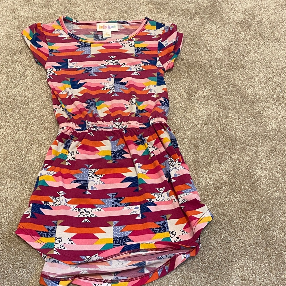 Colorful Lula Roe Kids Dress